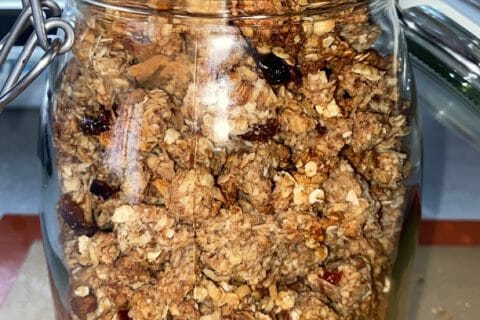 Cliquez pour zoomer ! Granola dattes et banane Thermomix par shahynaz