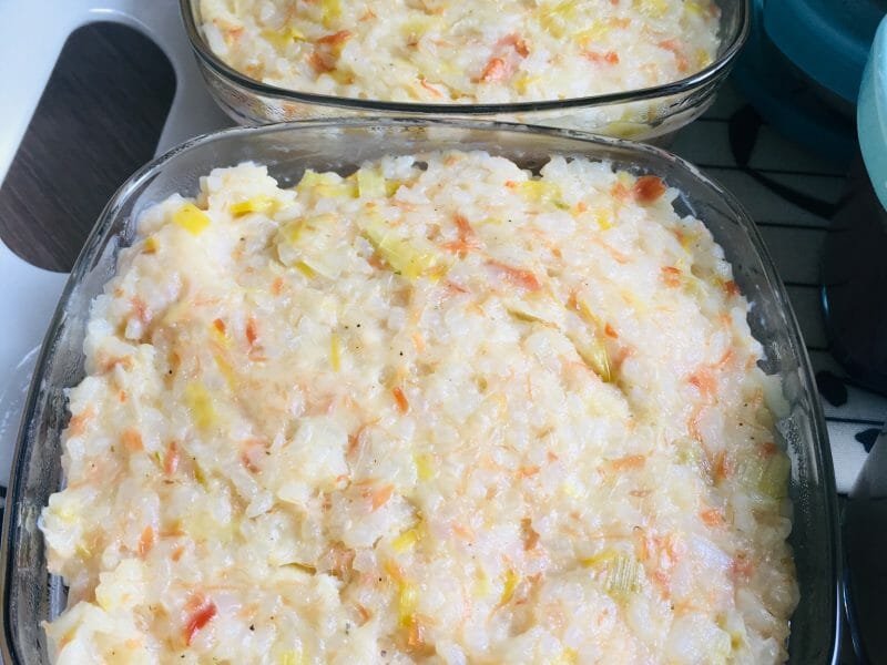 Cliquez pour zoomer ! Risotto poireaux et saumon fumé Thermomix par sabcab