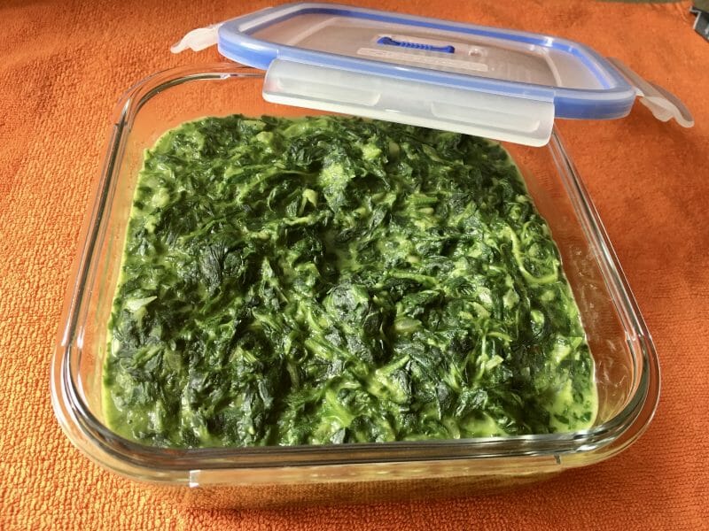 Cliquez pour zoomer ! Épinards frais à la crème Thermomix par sabcab