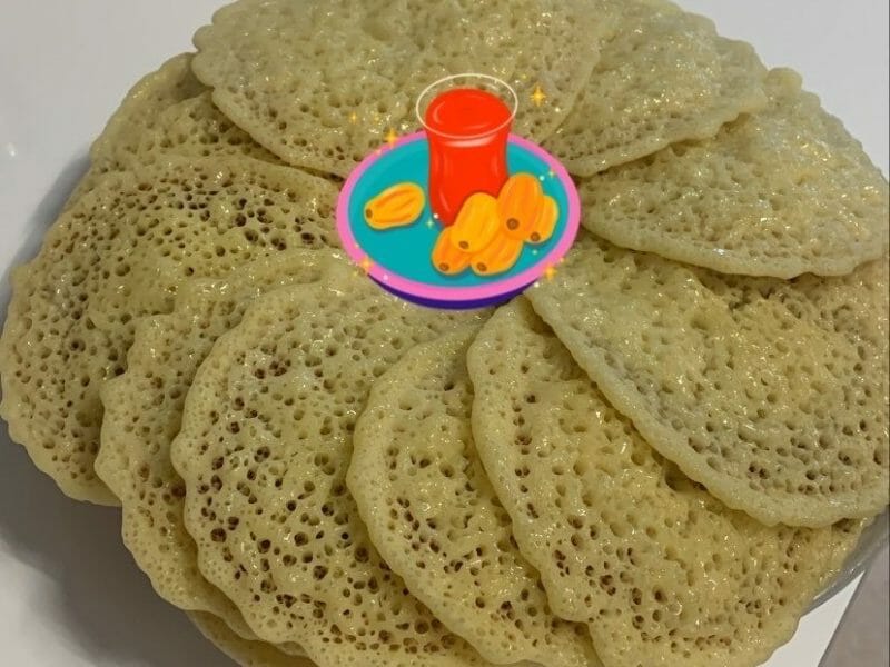 Cliquez pour zoomer ! Baghrir – Crêpes mille trous Thermomix par carole73