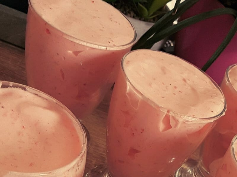 Cliquez pour zoomer ! Mousse de fraises Thermomix par melodyndrl