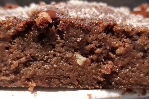 Cliquez pour zoomer ! Brownie magique aux haricots rouges Thermomix par dexdor