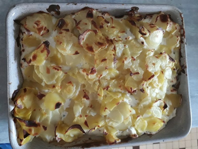 Cliquez pour zoomer ! Gratin de pommes de terre au Boursin Thermomix par julielefevre