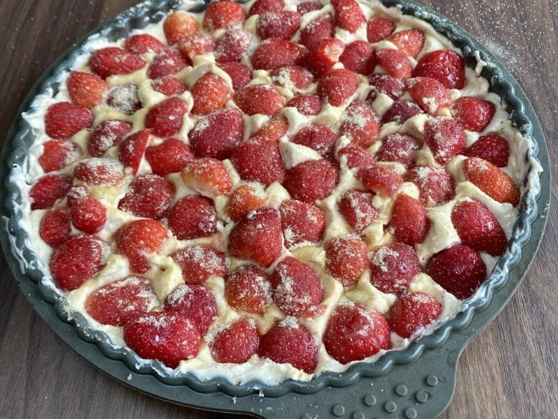 Cliquez pour zoomer ! Tarte aux fraises sans cuisson Thermomix par arkangelo