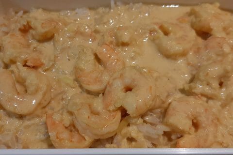 Cliquez pour zoomer ! Curry de crevettes au lait de coco Thermomix par Tatamimi