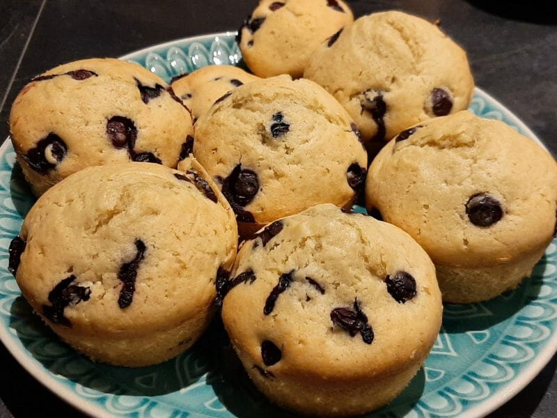 Cliquez pour zoomer ! Muffins aux cerises Thermomix par Tatamimi