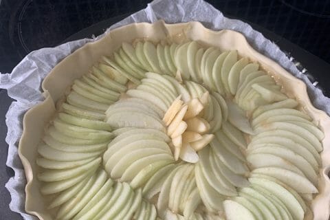 Cliquez pour zoomer ! Tarte aux pommes alsacienne Thermomix par gwen56450