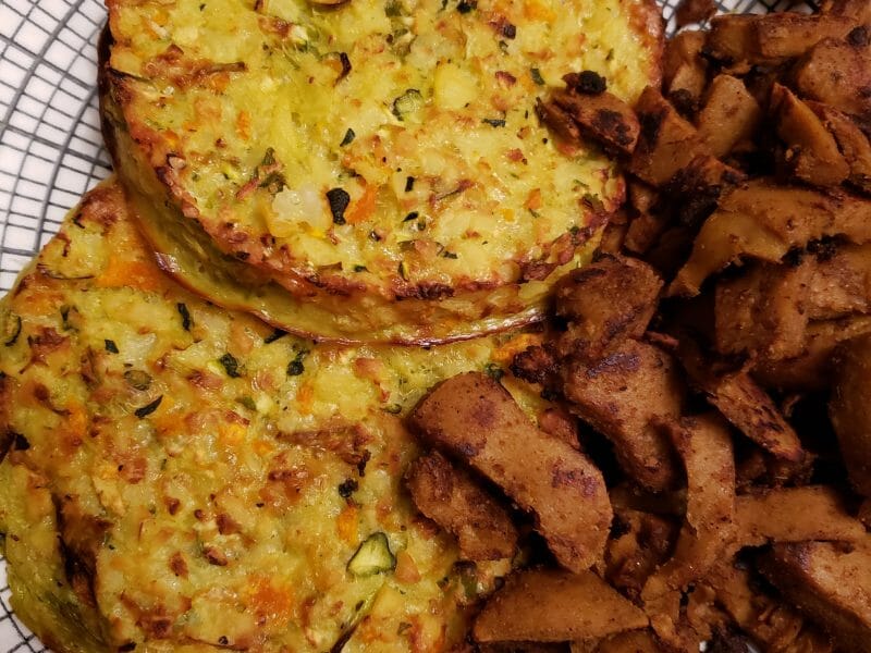 Cliquez pour zoomer ! Galettes de pommes de terre au four Thermomix par Sofia