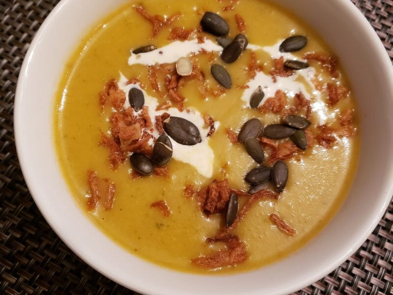 Cliquez pour zoomer ! Velouté de chou vert Thermomix par Sofia