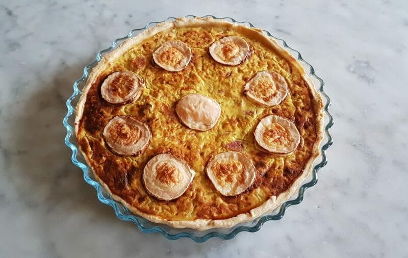 Cliquez pour zoomer ! Tarte courgette, jambon & chèvre Thermomix par Poupette31