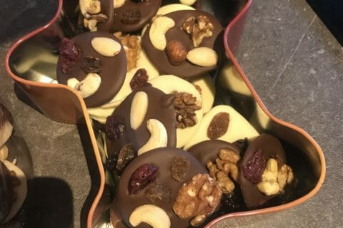 Cliquez pour zoomer ! Mendiants au chocolat au Thermomix