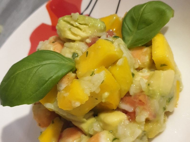 Cliquez pour zoomer ! Ceviche de crevettes, mangue, avocat Thermomix par Mélou68