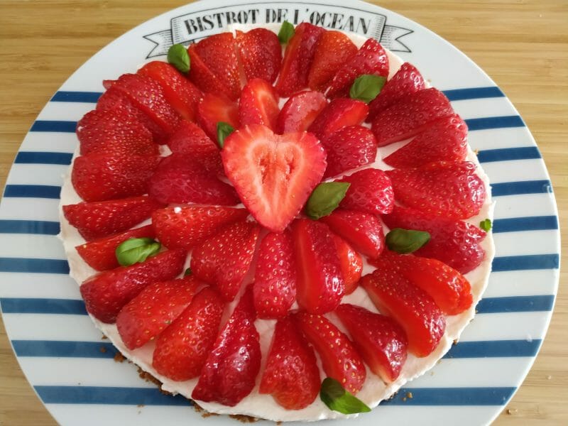 Cliquez pour zoomer ! Tarte aux fraises sans cuisson Thermomix par low918