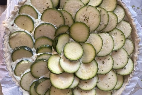Cliquez pour zoomer ! Tarte courgettes et ricotta Thermomix par Angy57000