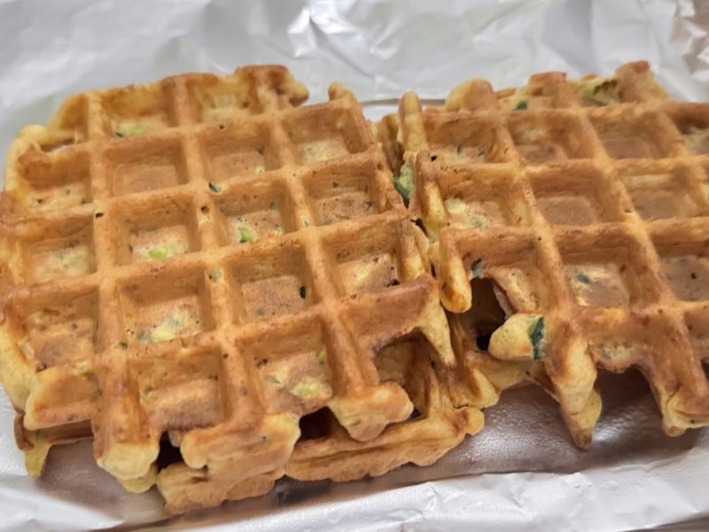 Cliquez pour zoomer ! Gaufres courgettes Thermomix par Angy57000