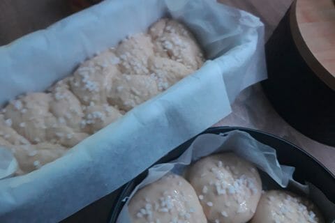 Cliquez pour zoomer ! Brioche tressée à la mie filante Thermomix par sabcluz