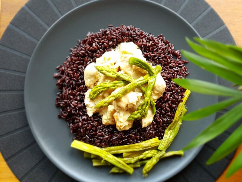 Cliquez pour zoomer ! Effiloché de poulet aux cacahuètes Thermomix par Lesmiamsdecam