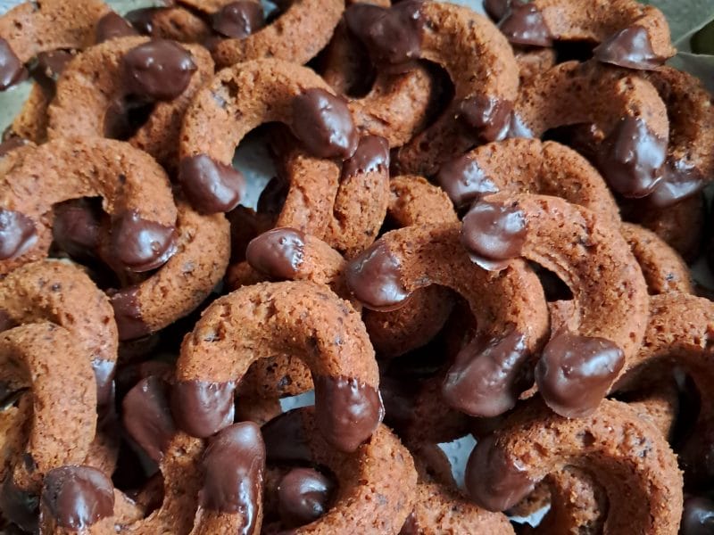 Cliquez pour zoomer ! Croissants noisettes et chocolat Thermomix par drine977