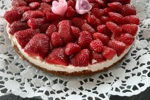 Cliquez pour zoomer ! Tarte aux fraises sans cuisson Thermomix par drine977