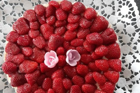 Cliquez pour zoomer ! Tarte aux fraises sans cuisson Thermomix par drine977