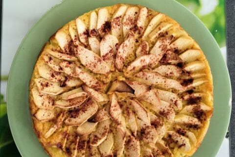 Cliquez pour zoomer ! Tarte aux pommes sans pâte au Thermomix