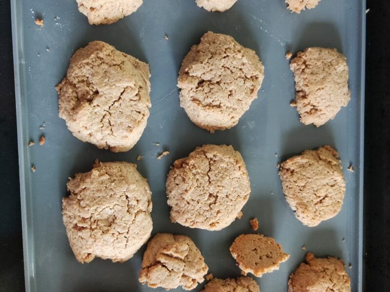 Cliquez pour zoomer ! Biscuits aux flocons d’avoine et amandes Thermomix par giny29