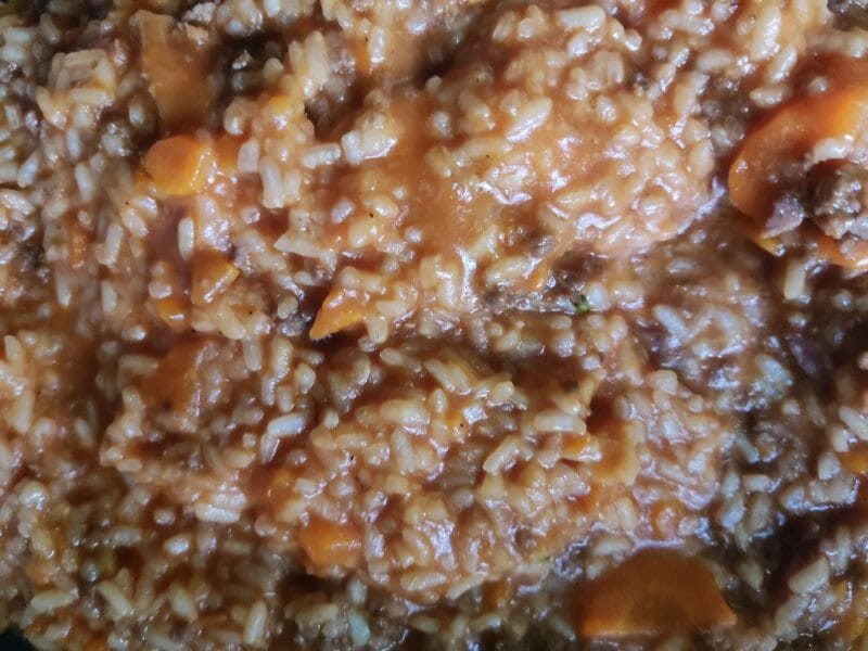 Cliquez pour zoomer ! Risotto à la bolognaise Thermomix par giny29