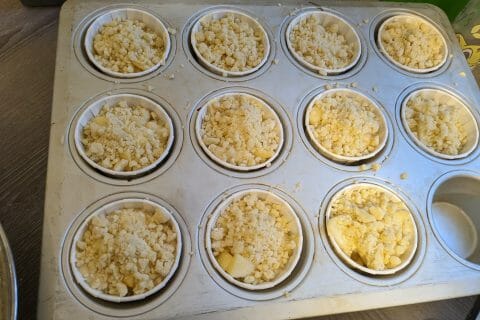 Cliquez pour zoomer ! Muffins aux pommes façon crumble Thermomix par melissam13