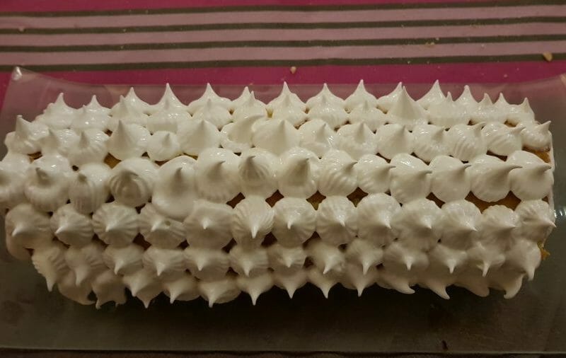 Cliquez pour zoomer ! Bûche au citron meringuée Thermomix par sansan47