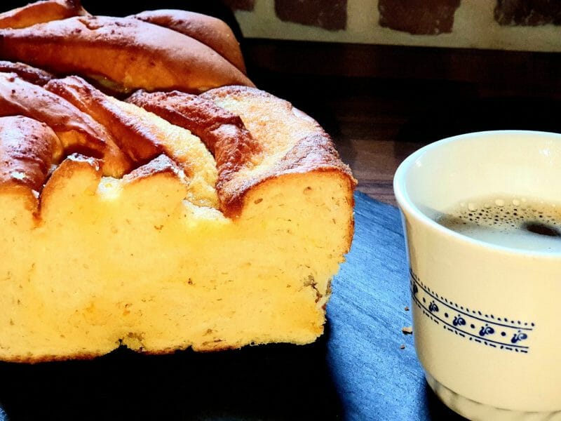 Cliquez pour zoomer ! Brioche à la crème d’amande Thermomix par byrobert