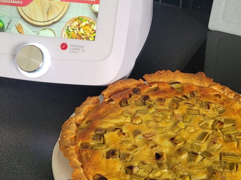 Cliquez pour zoomer ! Tarte à la rhubarbe Thermomix par sandra29710