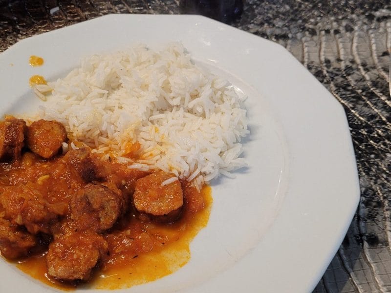 Cliquez pour zoomer ! Rougail saucisse Thermomix par sandra29710