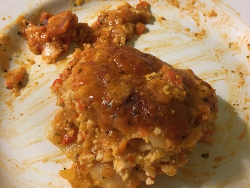 Cliquez pour zoomer ! Lasagnes au poulet et poivrons Thermomix par juliemarine