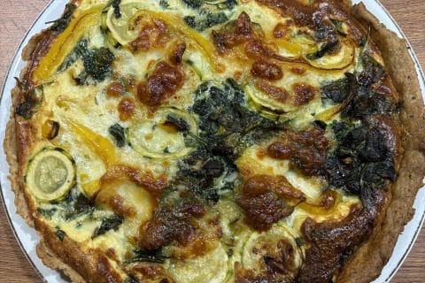 Cliquez pour zoomer ! Quiche poivrons et courgettes Thermomix par juliemarine