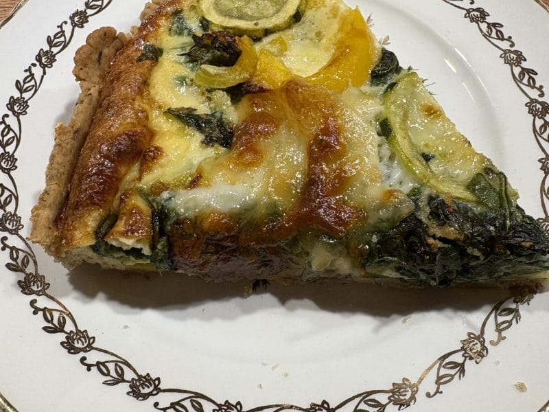 Cliquez pour zoomer ! Quiche poivrons et courgettes Thermomix par juliemarine