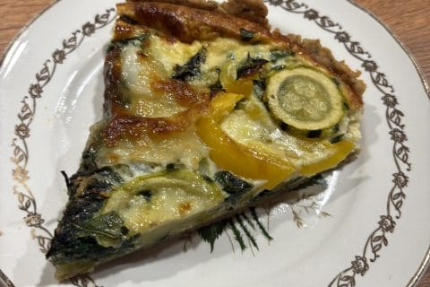 Cliquez pour zoomer ! Quiche poivrons et courgettes Thermomix par juliemarine
