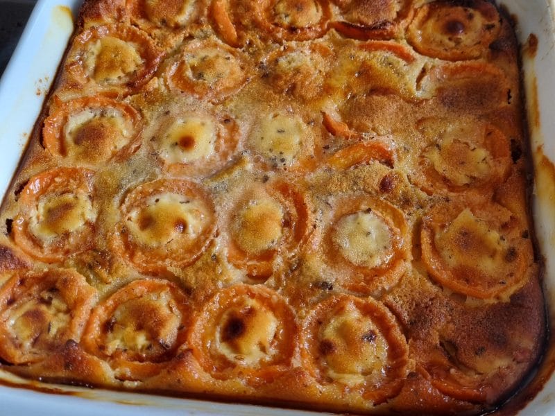 Cliquez pour zoomer ! Clafoutis aux abricots Thermomix par Joline