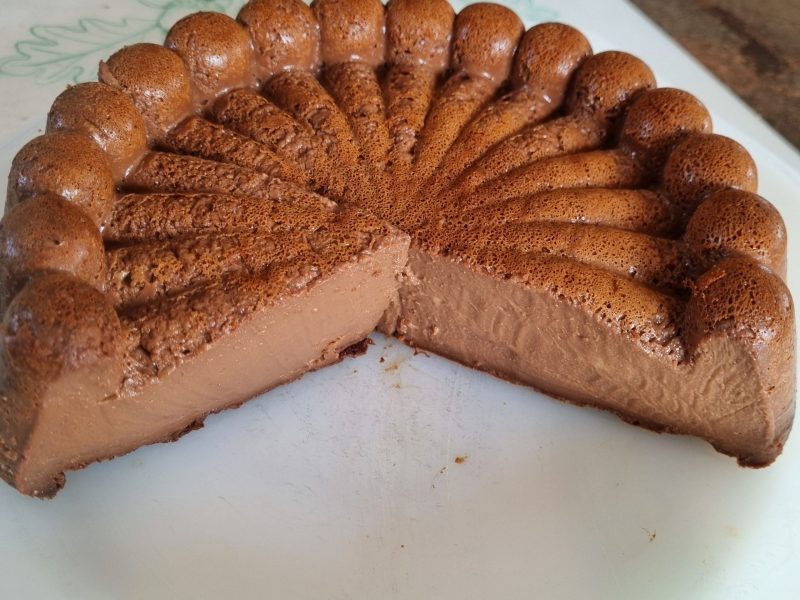 Cliquez pour zoomer ! Flan pâtissier au chocolat Thermomix par Joline