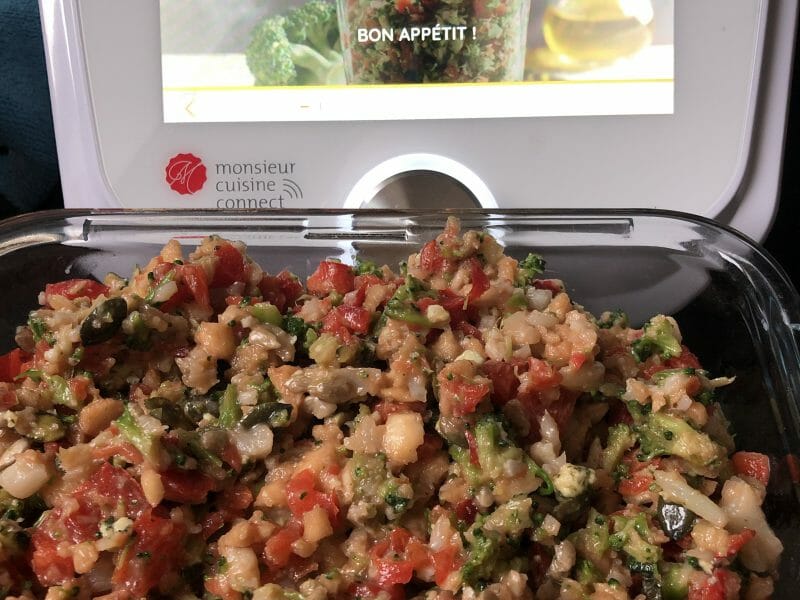 Cliquez pour zoomer ! Salade de brocolis Thermomix par sabnou