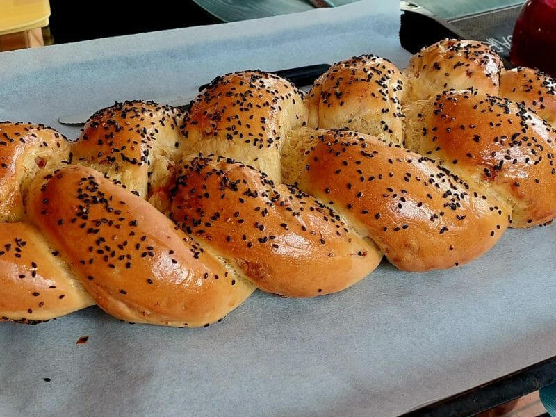 Cliquez pour zoomer ! Brioche salée jambon fromage Thermomix par Mjess