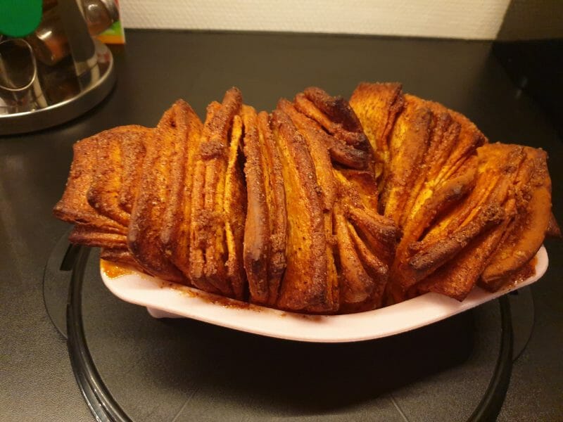 Cliquez pour zoomer ! Brioche à effeuiller à la cannelle Thermomix par audreymathys
