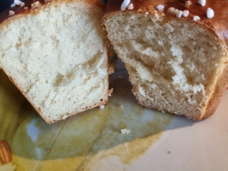 Cliquez pour zoomer ! Brioche sans beurre, sans oeufs Thermomix par audreymathys