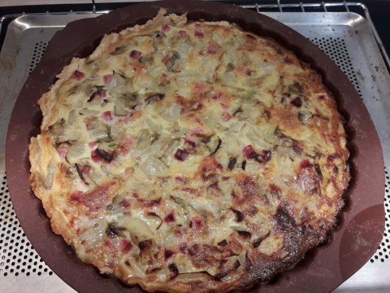 Cliquez pour zoomer ! Tarte fondante aux endives et au curry Thermomix par Clairebecbec