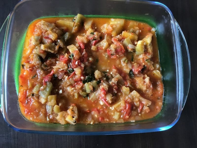 Cliquez pour zoomer ! Mijoté d’aubergines à la tomate Thermomix par cynthia74