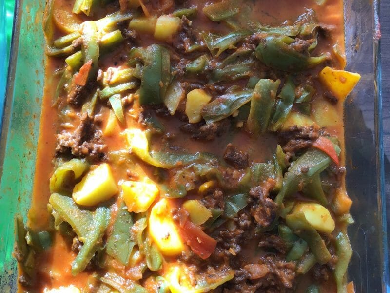 Cliquez pour zoomer ! Boeuf aux poivrons et pommes de terre Thermomix par cynthia74