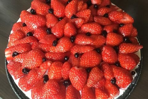 Cliquez pour zoomer ! Tarte aux fraises sans cuisson Thermomix par cynthia74