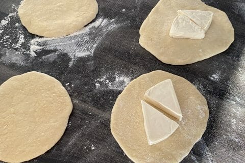 Cliquez pour zoomer ! Naans au fromage Thermomix par fitfoodfunmimie