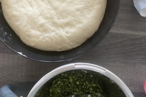 Cliquez pour zoomer ! Pain à l’ail, persil et mozzarella Thermomix par fitfoodfunmimie