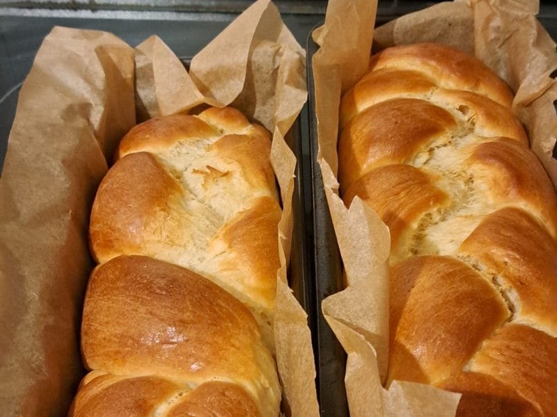 Cliquez pour zoomer ! Brioche tressée à la mie filante Thermomix par amandine123