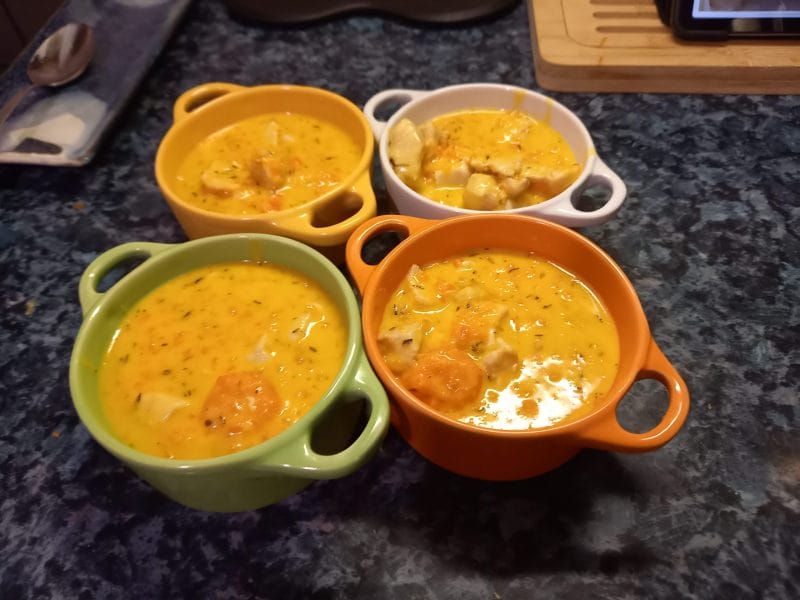 Cliquez pour zoomer ! Bouchées de poulet aux carottes Thermomix par Valerie72